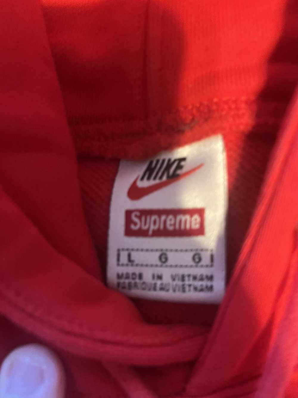 Nike × Supreme Supreme Nike leather appliqué hood… - image 3