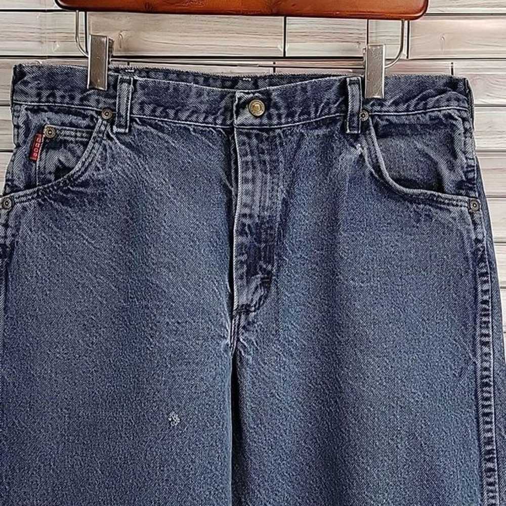 Vintage 80s Bugle Boy blue denim jeans Size 32 - image 4