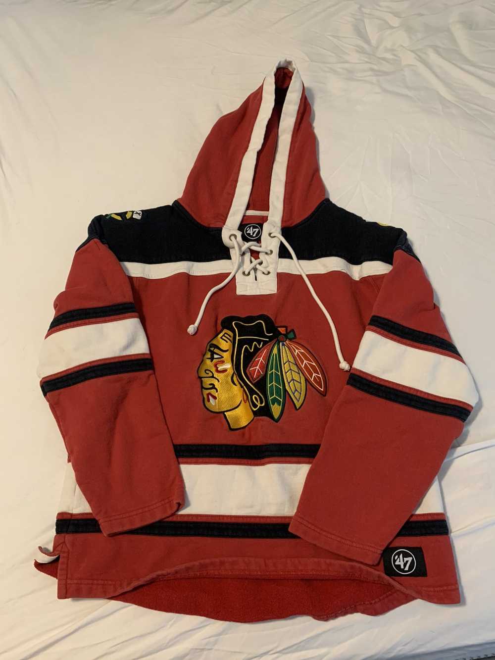 47 Brand Chicago Blackhawks jersey/hoodie - image 1