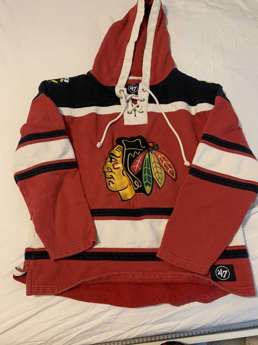 47 Brand Chicago Blackhawks jersey/hoodie - image 2