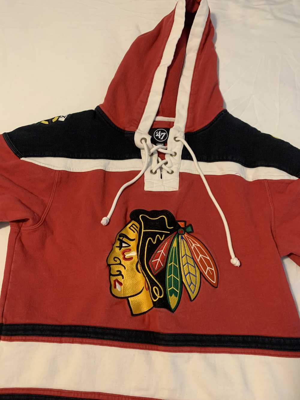 47 Brand Chicago Blackhawks jersey/hoodie - image 4