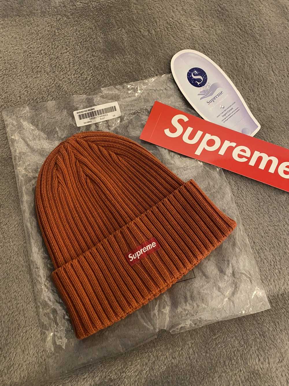 Streetwear × Supreme × Vintage Overdyed beanie ru… - image 5