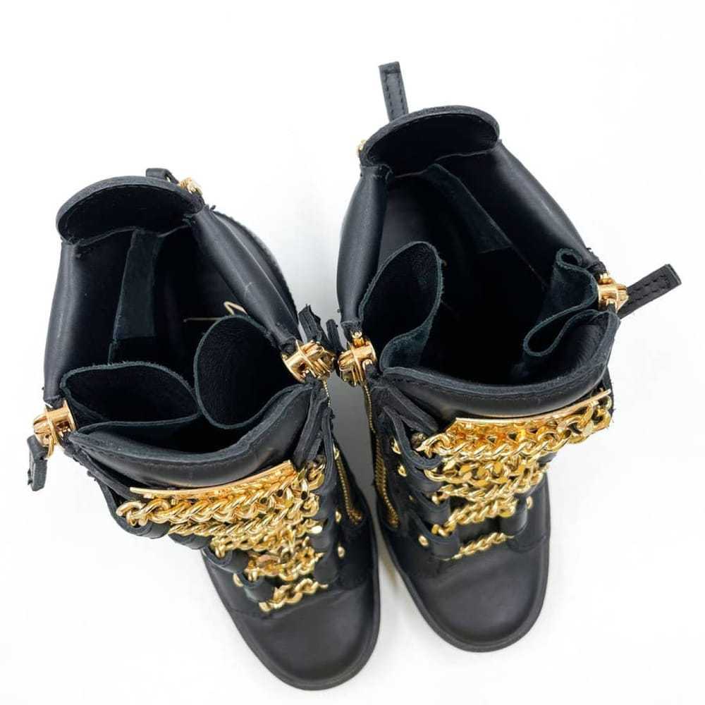 Giuseppe Zanotti Leather lace ups - image 4