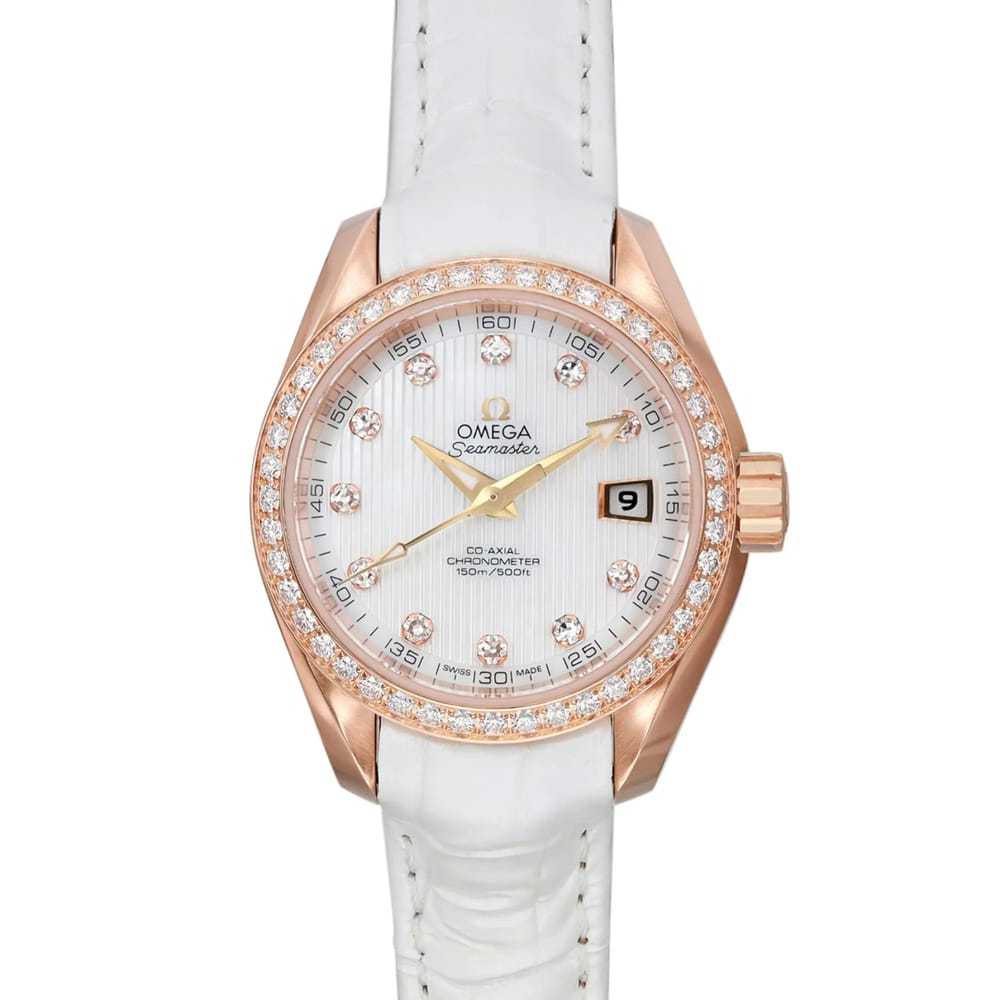 Omega Pink gold watch - image 2