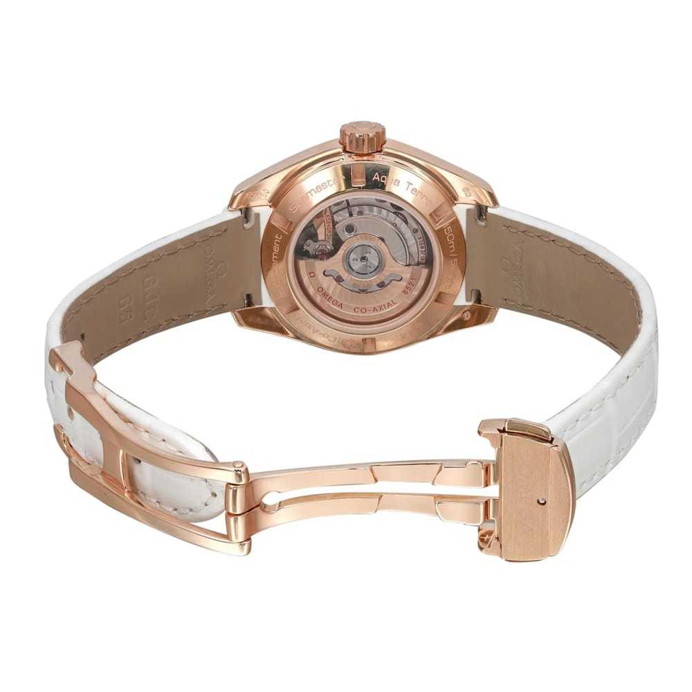 Omega Pink gold watch - image 6