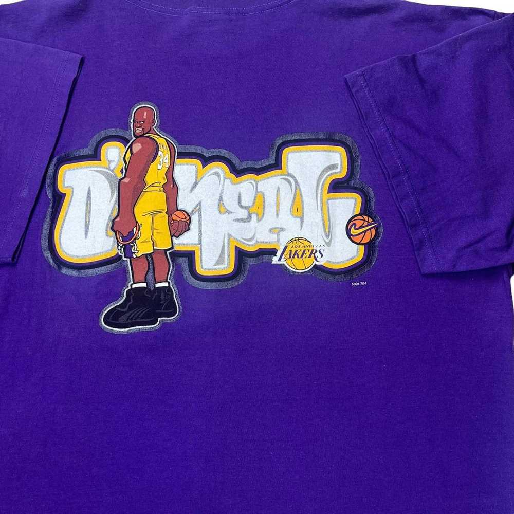 Nike Vintage Nike x Shaq Lakers Shirt - image 5