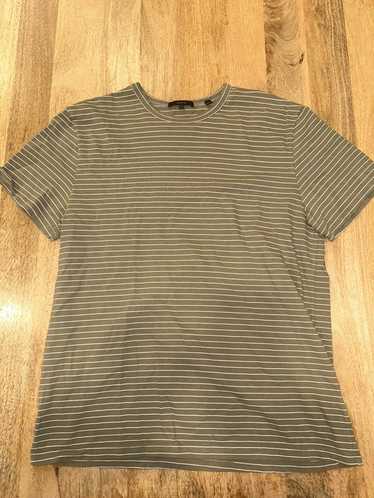 Vince Striped Vince Green Tshirt