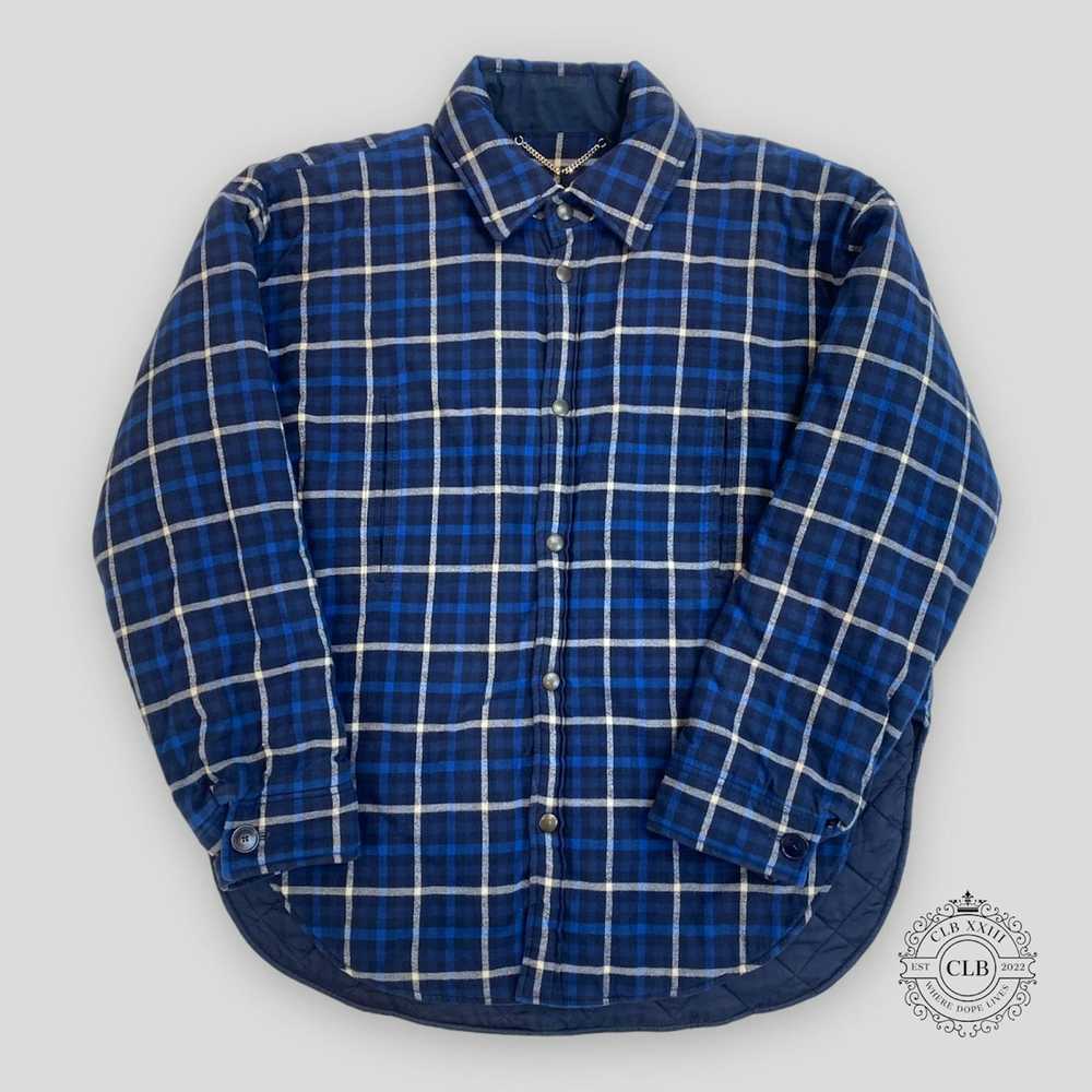 Balenciaga BALENCIAGA FLANNEL PADDED JACKET - BLUE - image 1