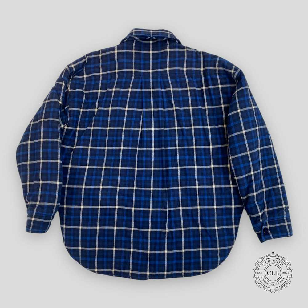 Balenciaga BALENCIAGA FLANNEL PADDED JACKET - BLUE - image 2