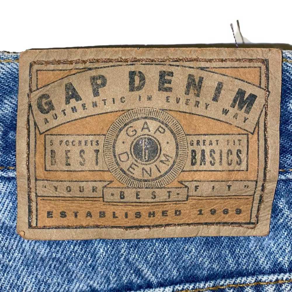 GAP Vintage 90s Y2K Jeans High Rise Reverse Fit S… - image 11