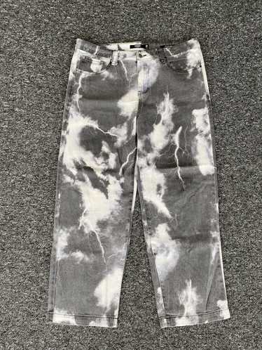 Jaded London Jaded London pants white lightning w… - image 1