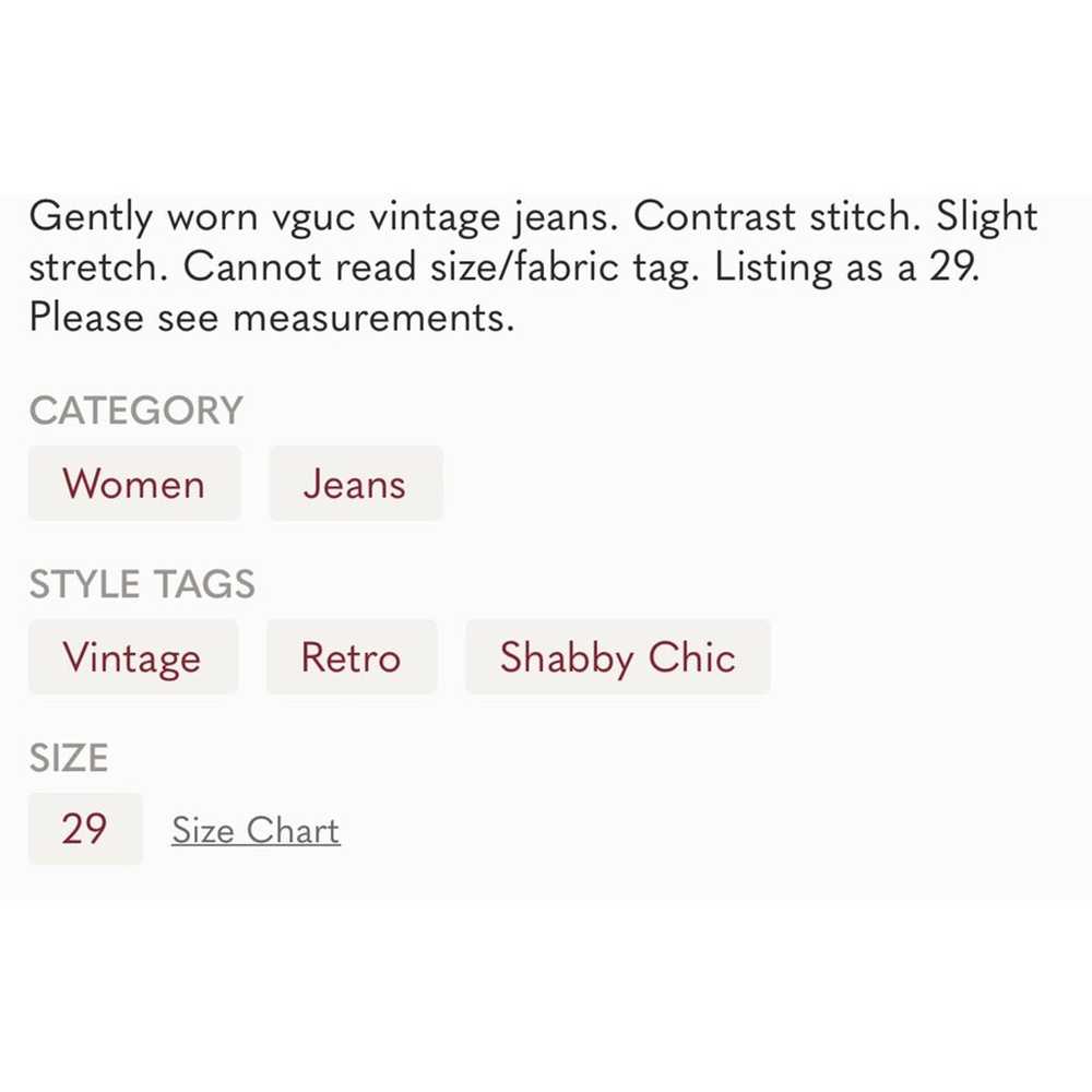 Vintage Sasson Mom Jeans Retro 80's Hi Rise - image 5