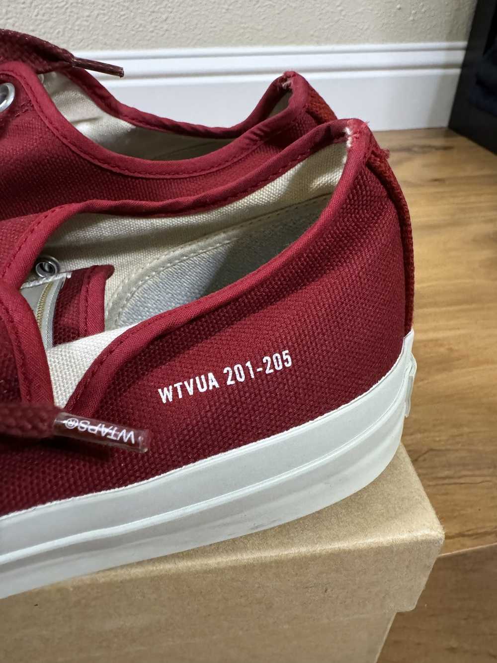 Wtaps Wtaps Canvas sneaker - Burgundy - image 3