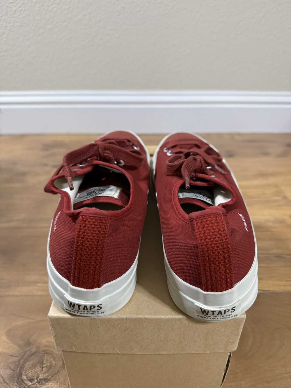 Wtaps Wtaps Canvas sneaker - Burgundy - image 6