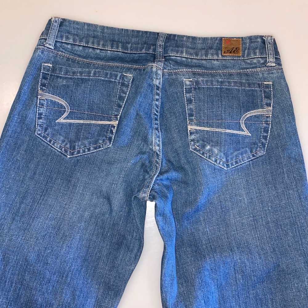 EUC vintage American Eagle 8 Real Flare Jeans Den… - image 7