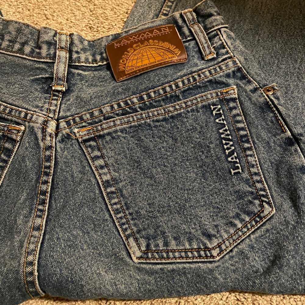 Vintage Lawmans World Class Denim jeans size 9 - image 5