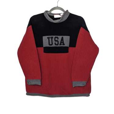 Vintage Vintage USA Sweater Knit 90s Grunge Skate… - image 1