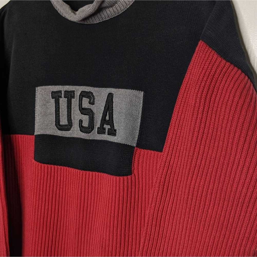 Vintage Vintage USA Sweater Knit 90s Grunge Skate… - image 4