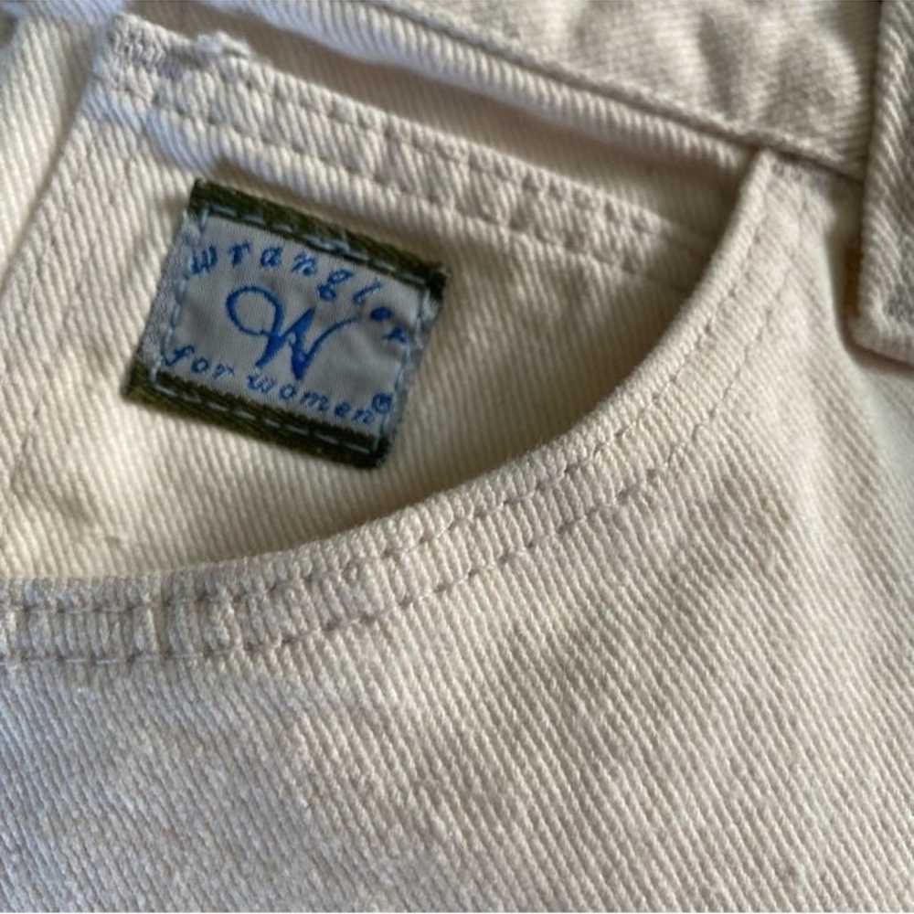 Vintage Wrangler Cream Colored Jeans (27x34) - image 4