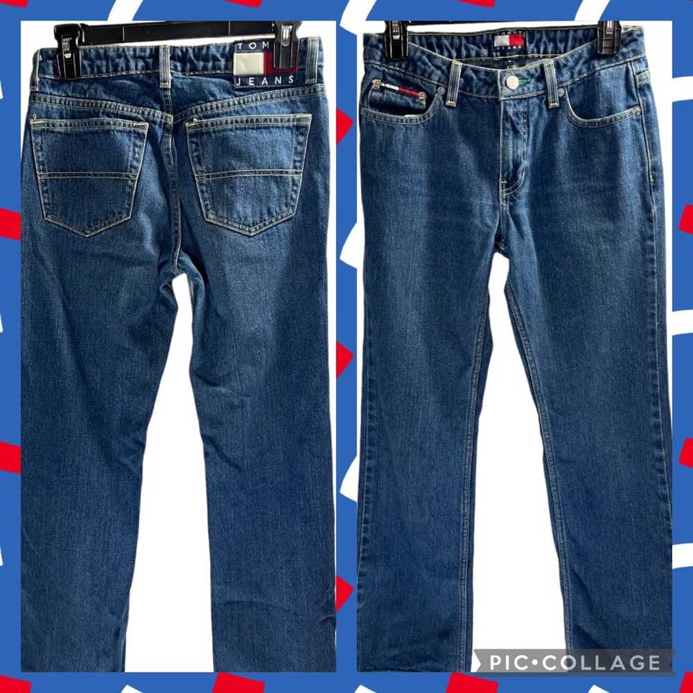 Vintage Y2K Tommy Hilfiger Hipster Flare Jeans - image 1