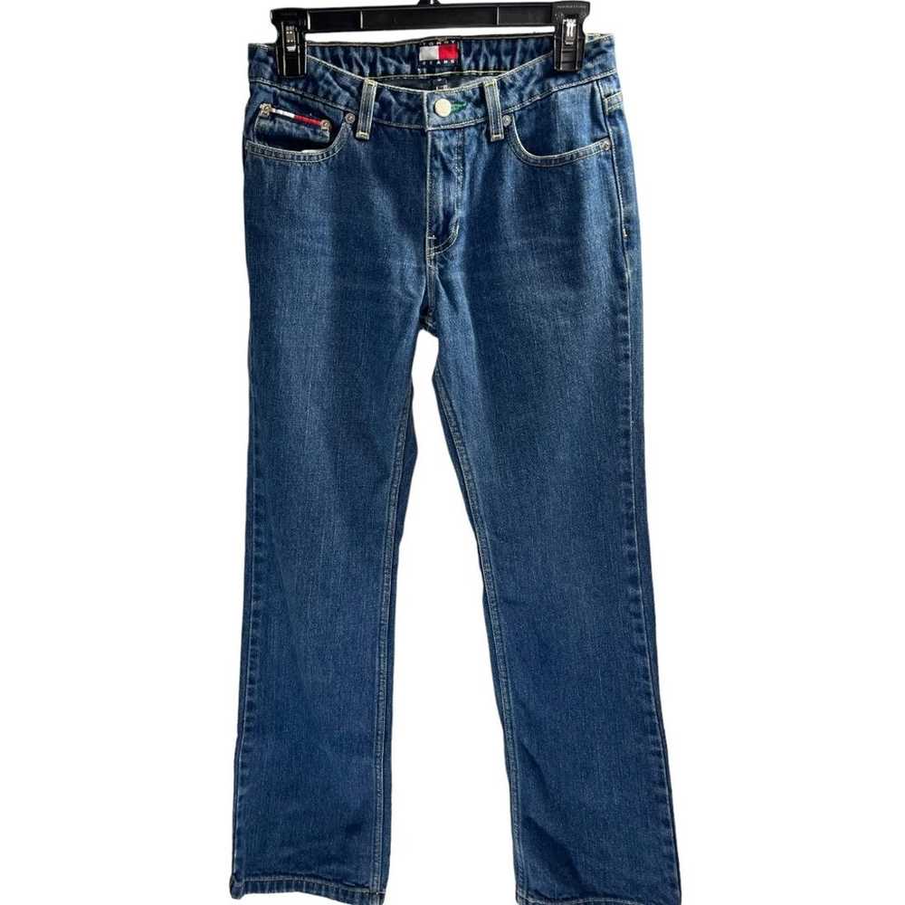 Vintage Y2K Tommy Hilfiger Hipster Flare Jeans - image 2