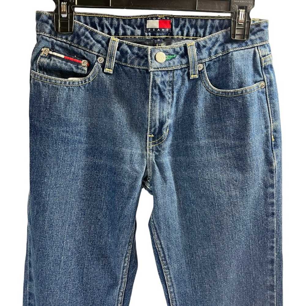 Vintage Y2K Tommy Hilfiger Hipster Flare Jeans - image 3