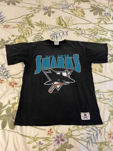 Nutmeg × Vintage Vintage 90s San Jose Sharks nutm… - image 1