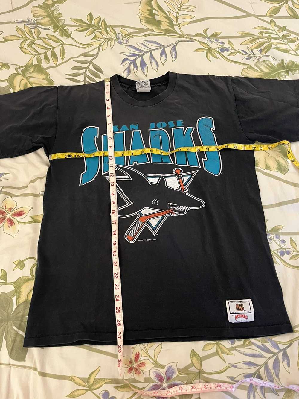 Nutmeg × Vintage Vintage 90s San Jose Sharks nutm… - image 4