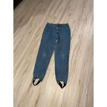 Vintage Jordache 80s stirrup highrise jeans size … - image 1
