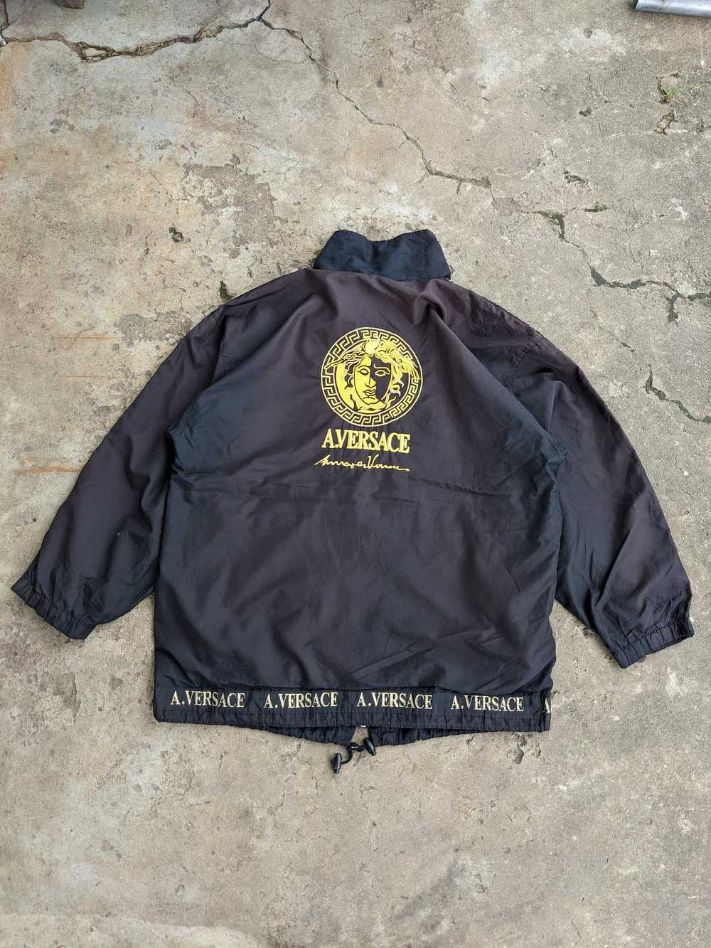 Other × Vintage A. Versace Sidetape Windbreaker J… - image 1