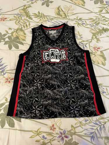 Streetwear × Vintage Y2K MMA elite graffiti jersey