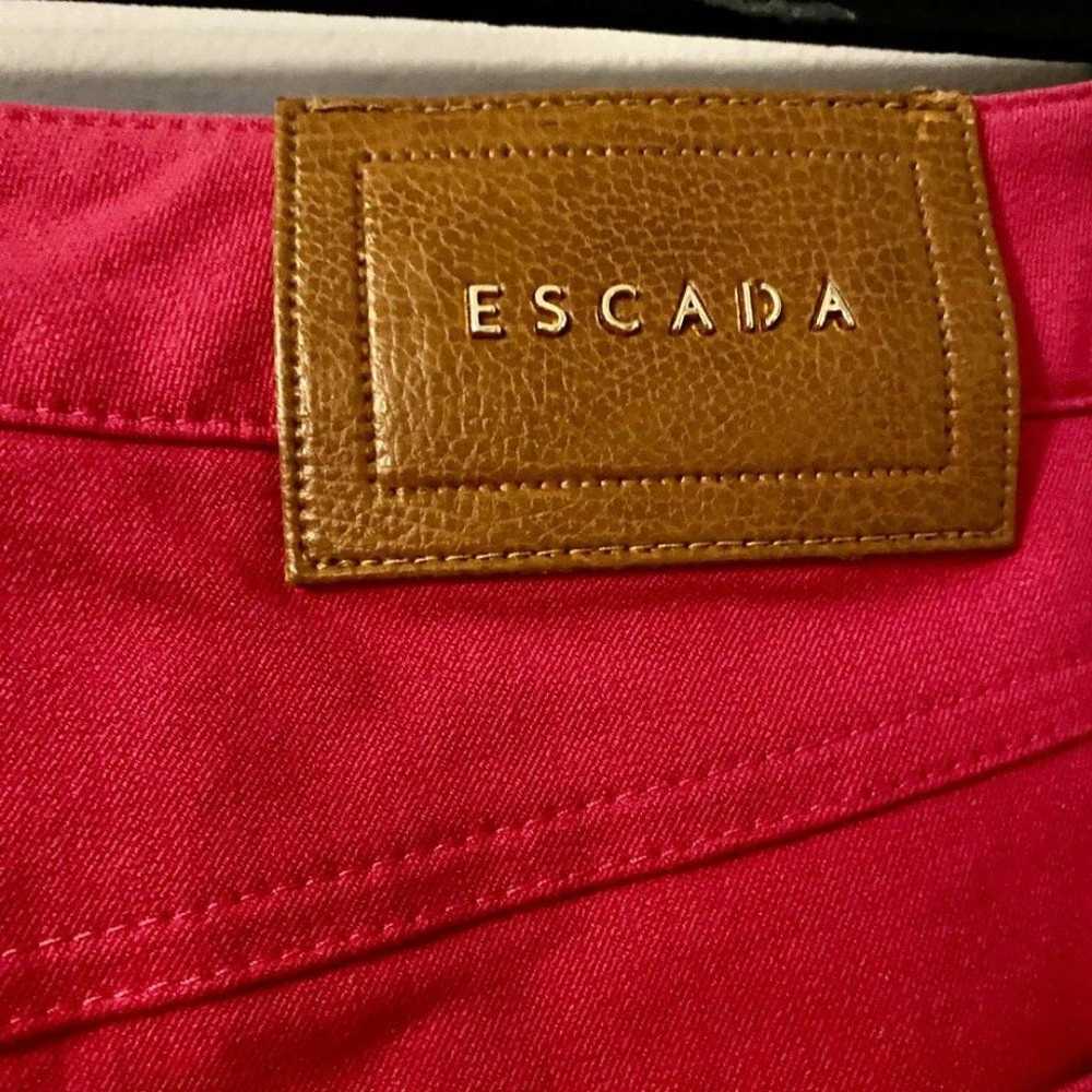 Vintage Escada Hot Pink Jeans Size 42/12 - image 10