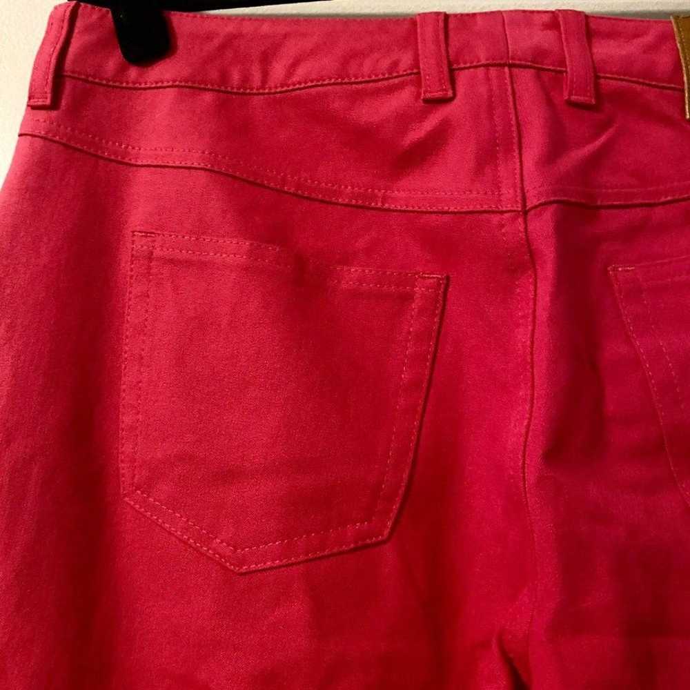 Vintage Escada Hot Pink Jeans Size 42/12 - image 11