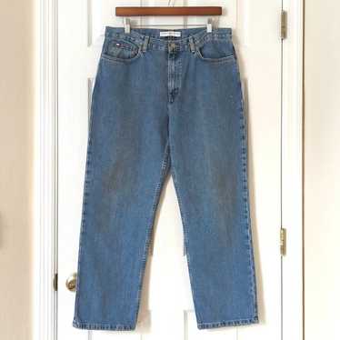 Tommy Hilfiger Y2K Vintage Medium Wash High Rise … - image 1