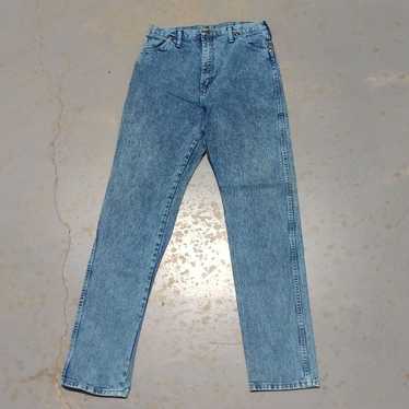 Vintage Wrangler High Waisted Jeans Acid Wash Tea… - image 1