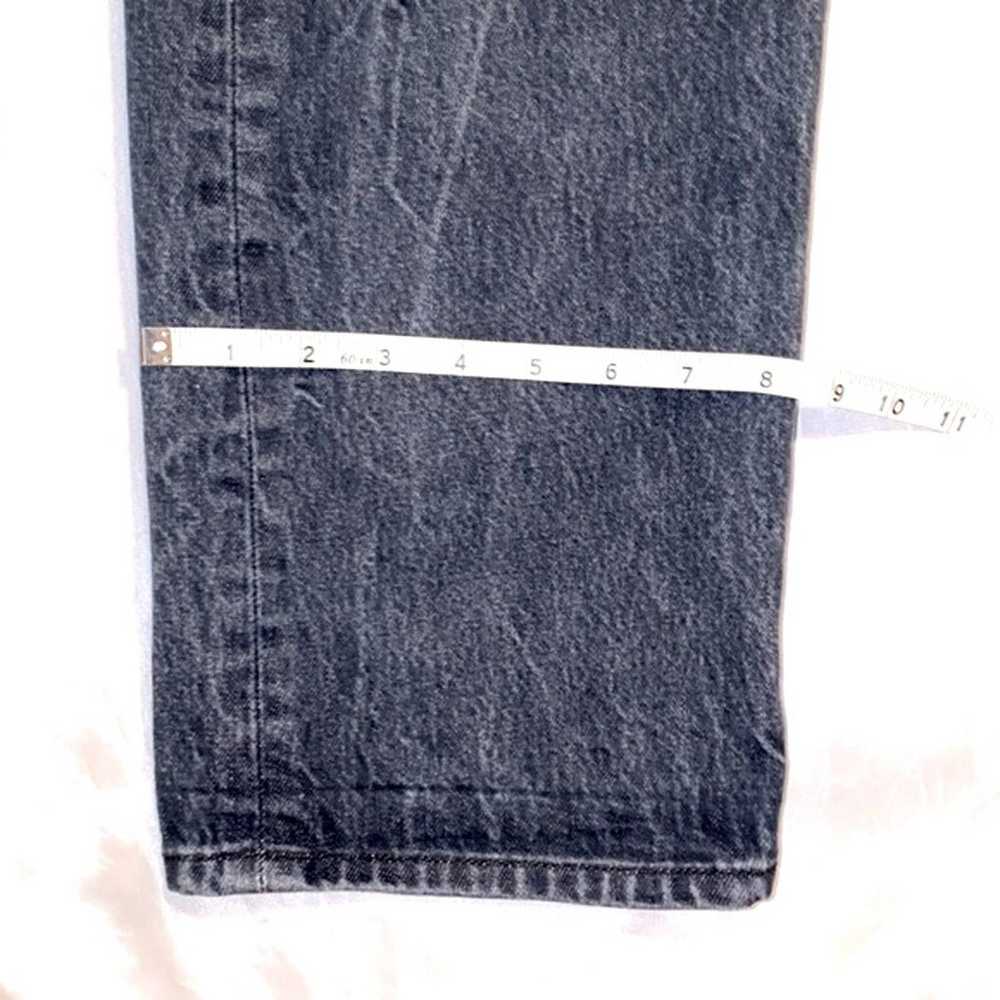Vintage 501 Levi’s Gray/Black High-Waisted Denim … - image 12