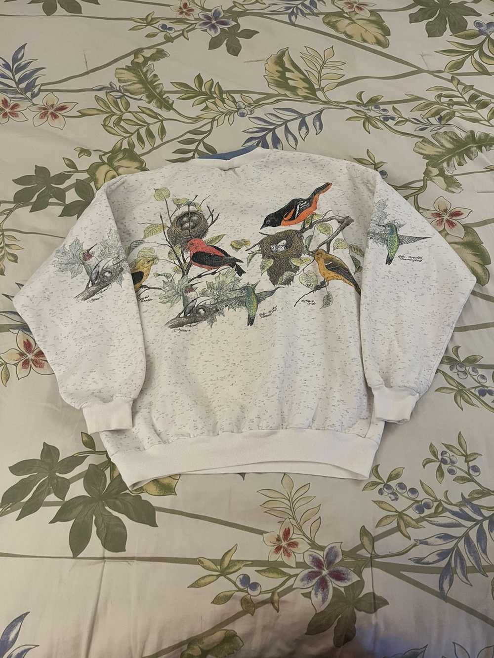 Vintage Vintage 90s bird grandma style sweater - image 2