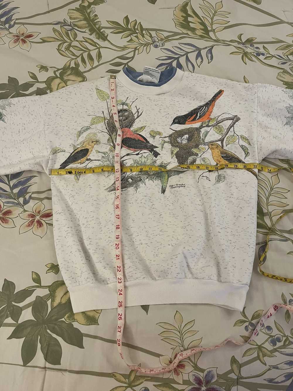 Vintage Vintage 90s bird grandma style sweater - image 5