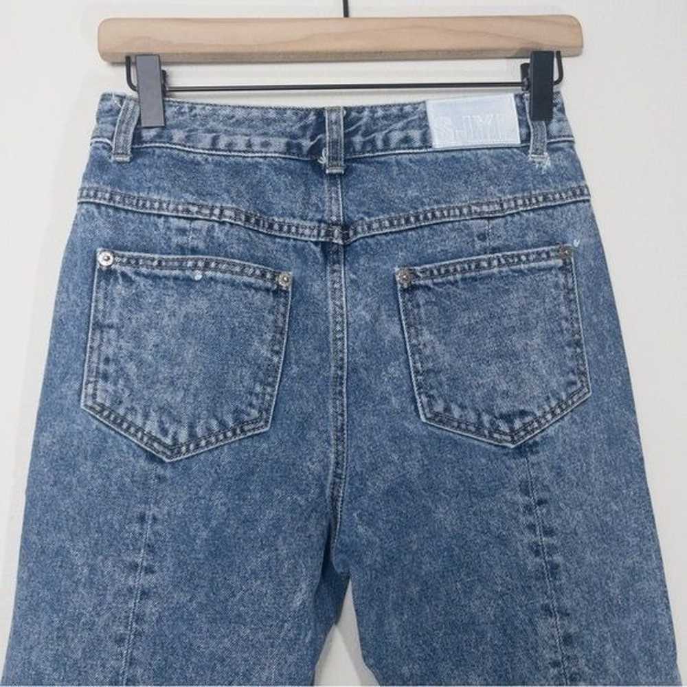 SJYP Rigid Wash Straight Leg Jean S Button Fly An… - image 10