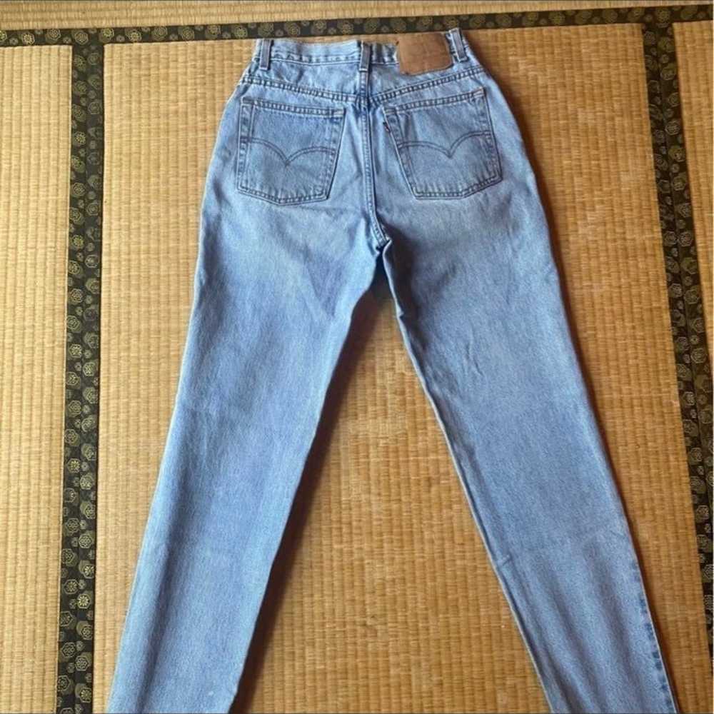 Vintage Levi's 512 red tab tapered jeans - image 3