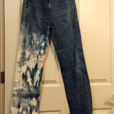 Vintage Denim Tie Dye Jeans