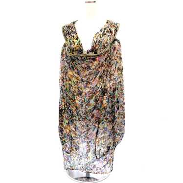 Hussein Chalayan 90s Trash Print Silk Top - image 1