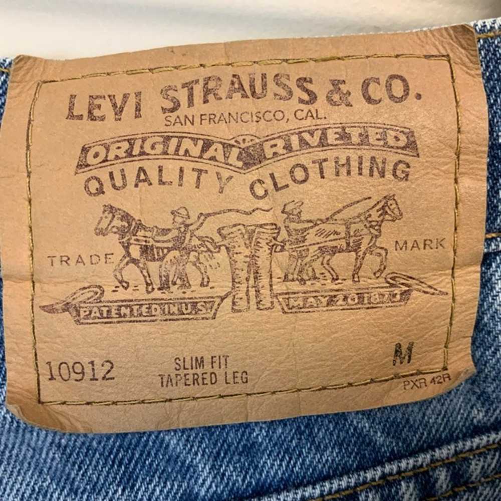 Levis Vintage Orange Tab 912 Slim Fit Tapered Leg… - image 6