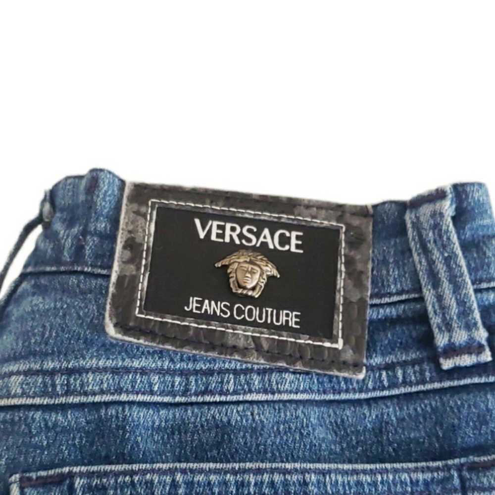 Vintage Versace Jeans Couture Medusa Head Blue De… - image 10