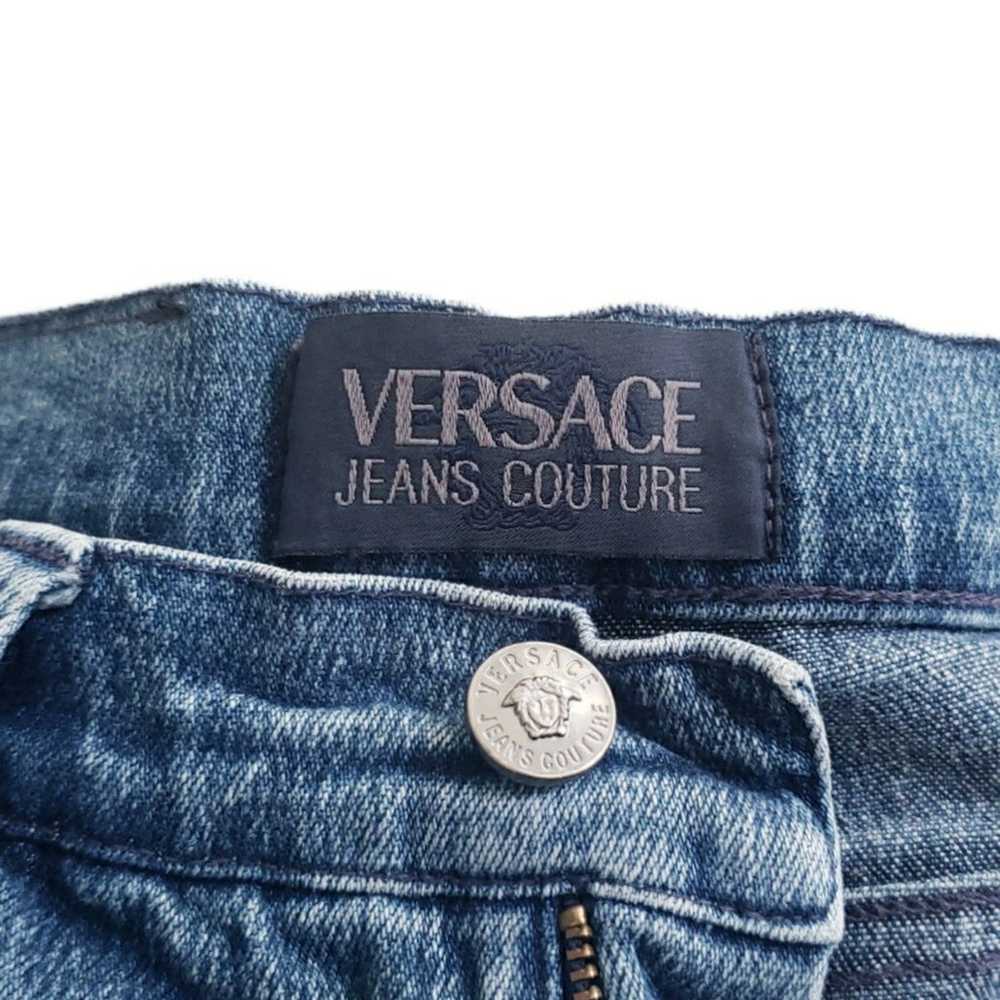 Vintage Versace Jeans Couture Medusa Head Blue De… - image 6