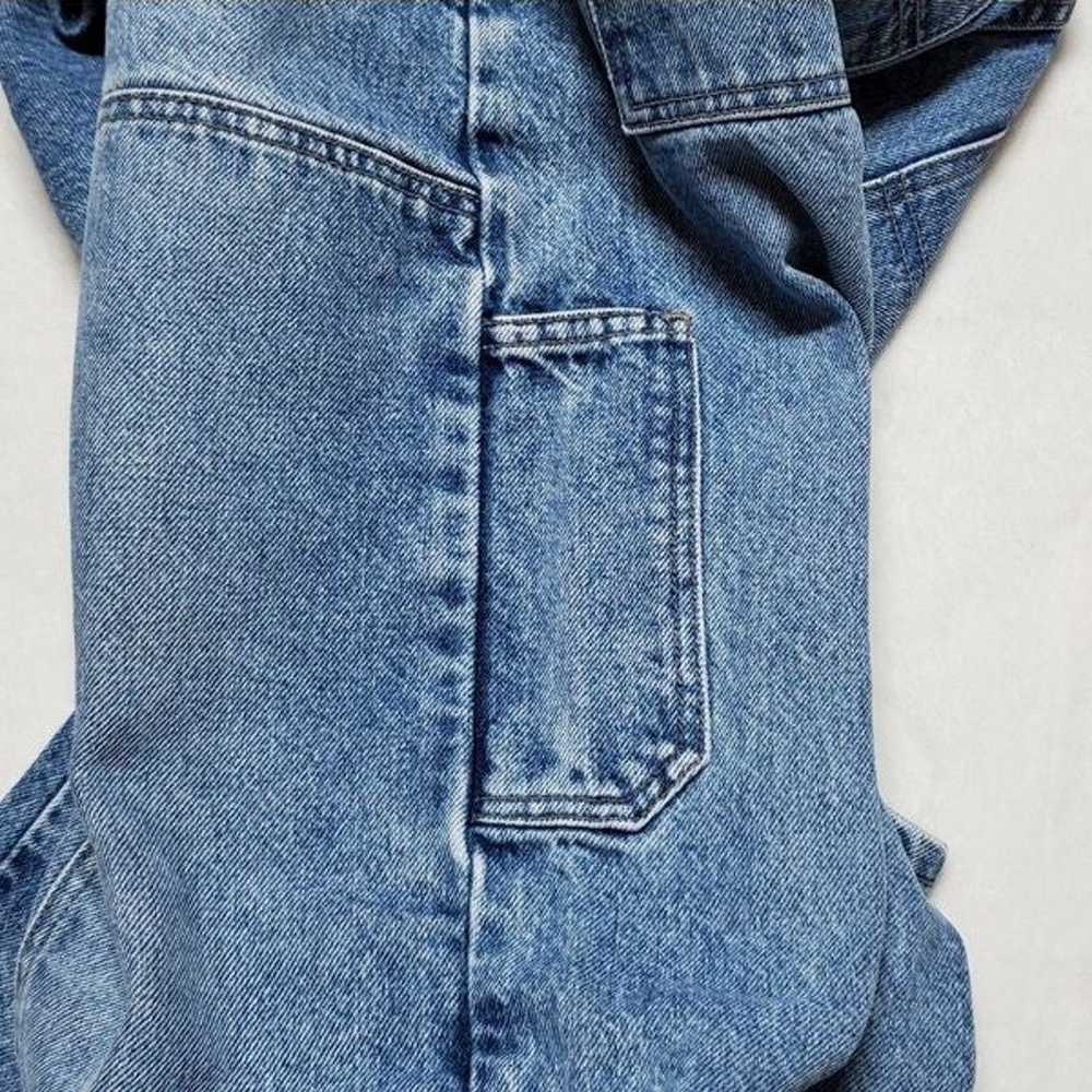 Rare Vintage 1990s AE Dungarees Distressed Button… - image 10