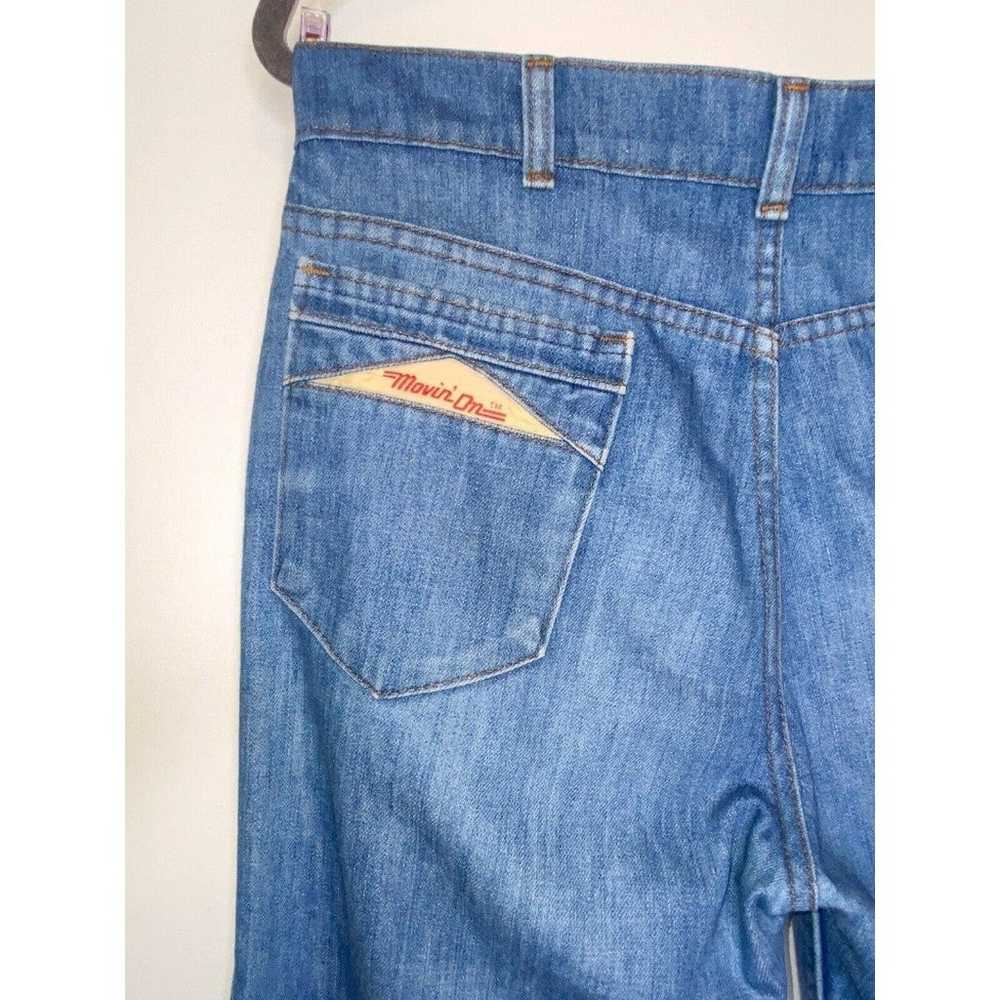 Vtg 79 Levis Denim Jeans Movin On Orange Tab Logo… - image 7
