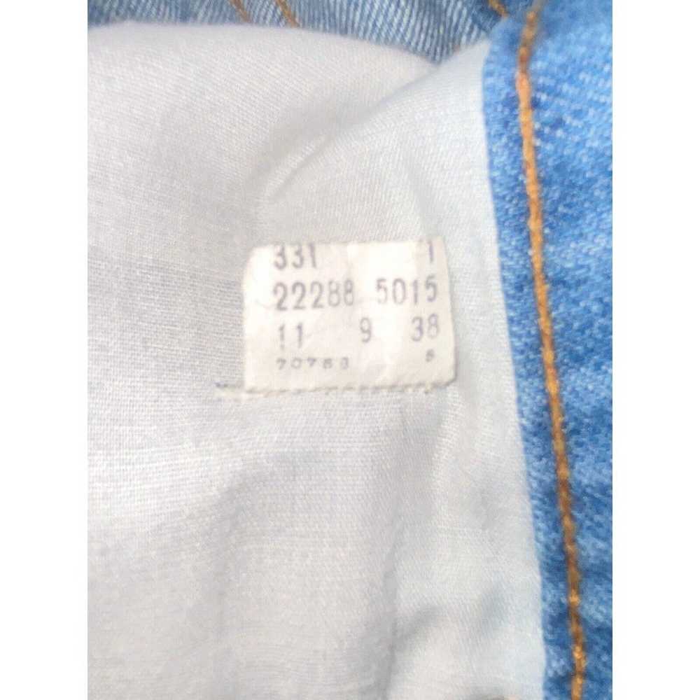 Vtg 79 Levis Denim Jeans Movin On Orange Tab Logo… - image 9