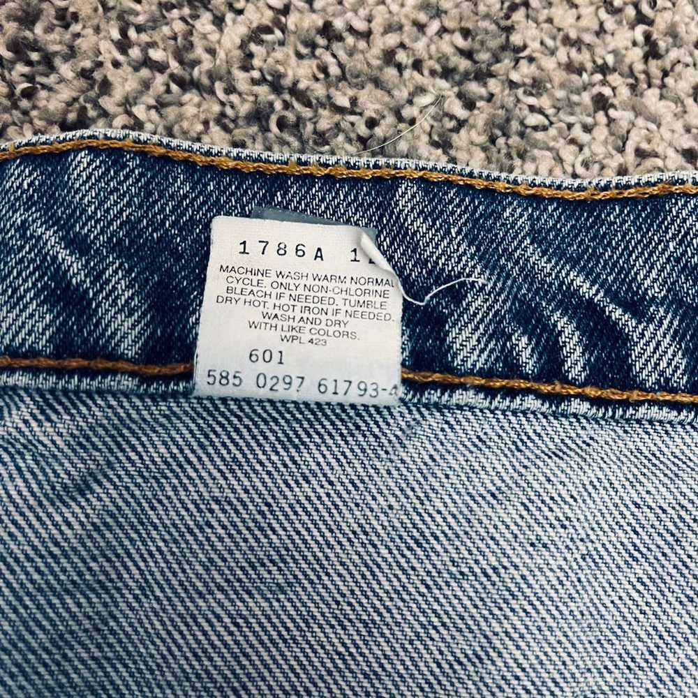 90s Levi’s 517 Orange Tab Jeans 42x30 - image 7