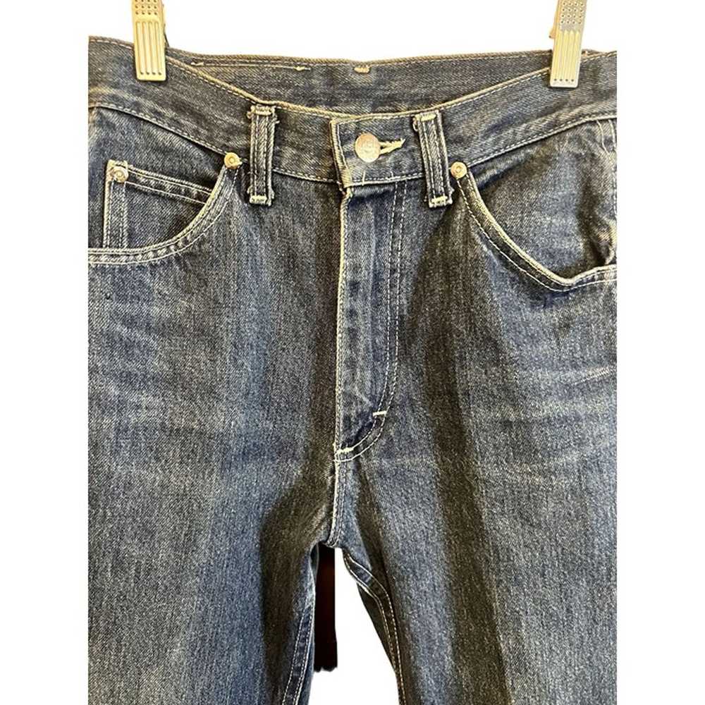 1970s Vintage Lee Riders Denim 5 Pocket Jeans, Un… - image 4